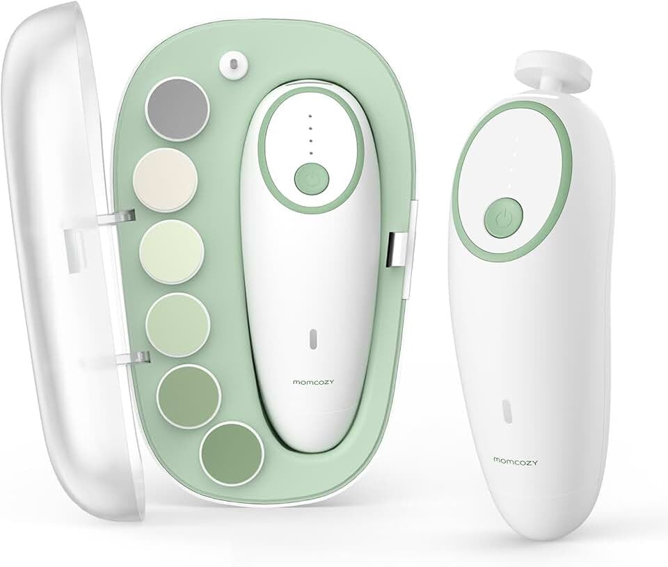 Baby Nail Clippers with Light Baby Nail File Grinder Set Safe Nail Trimmer Kit